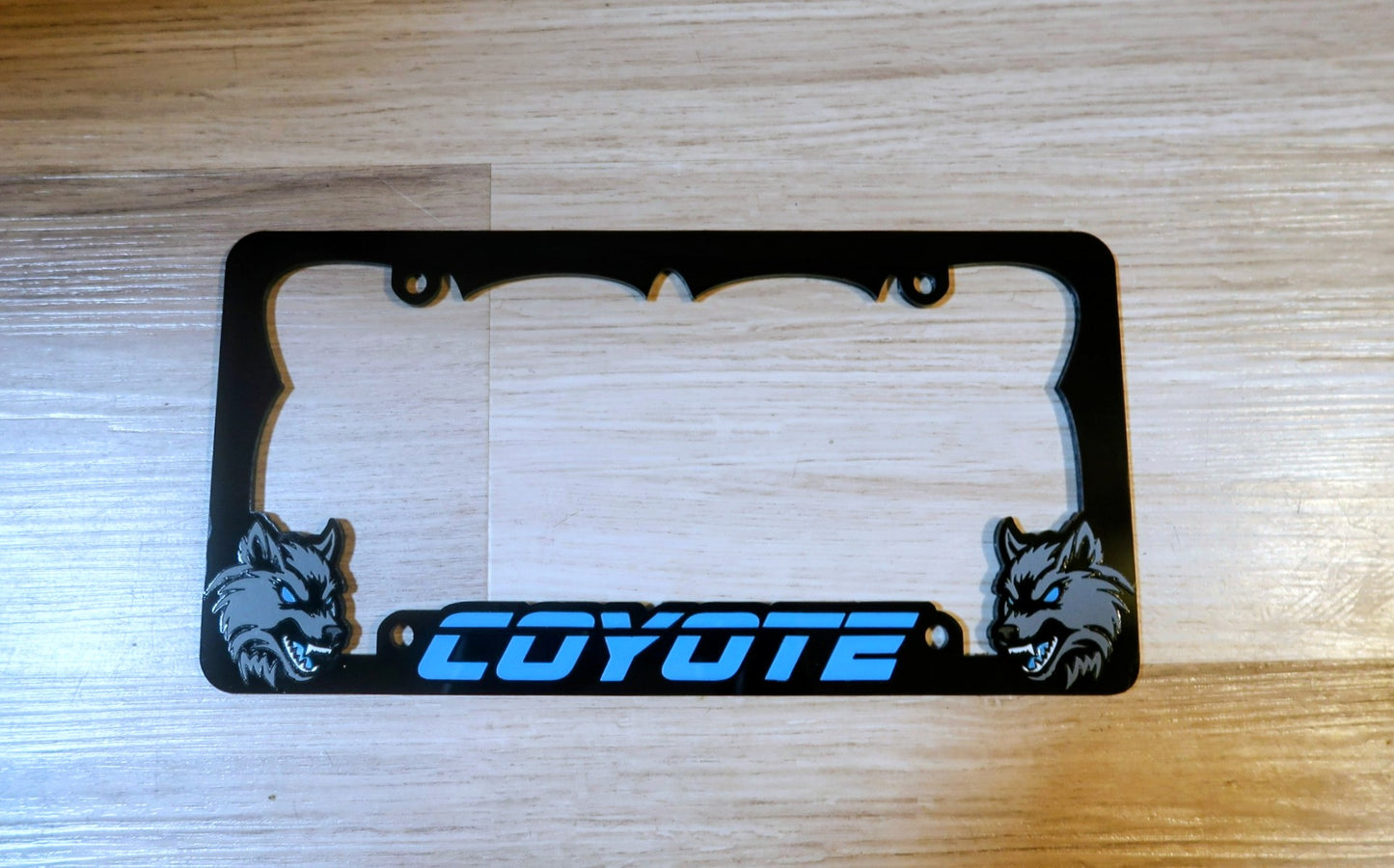 Coyote License Plate Frame