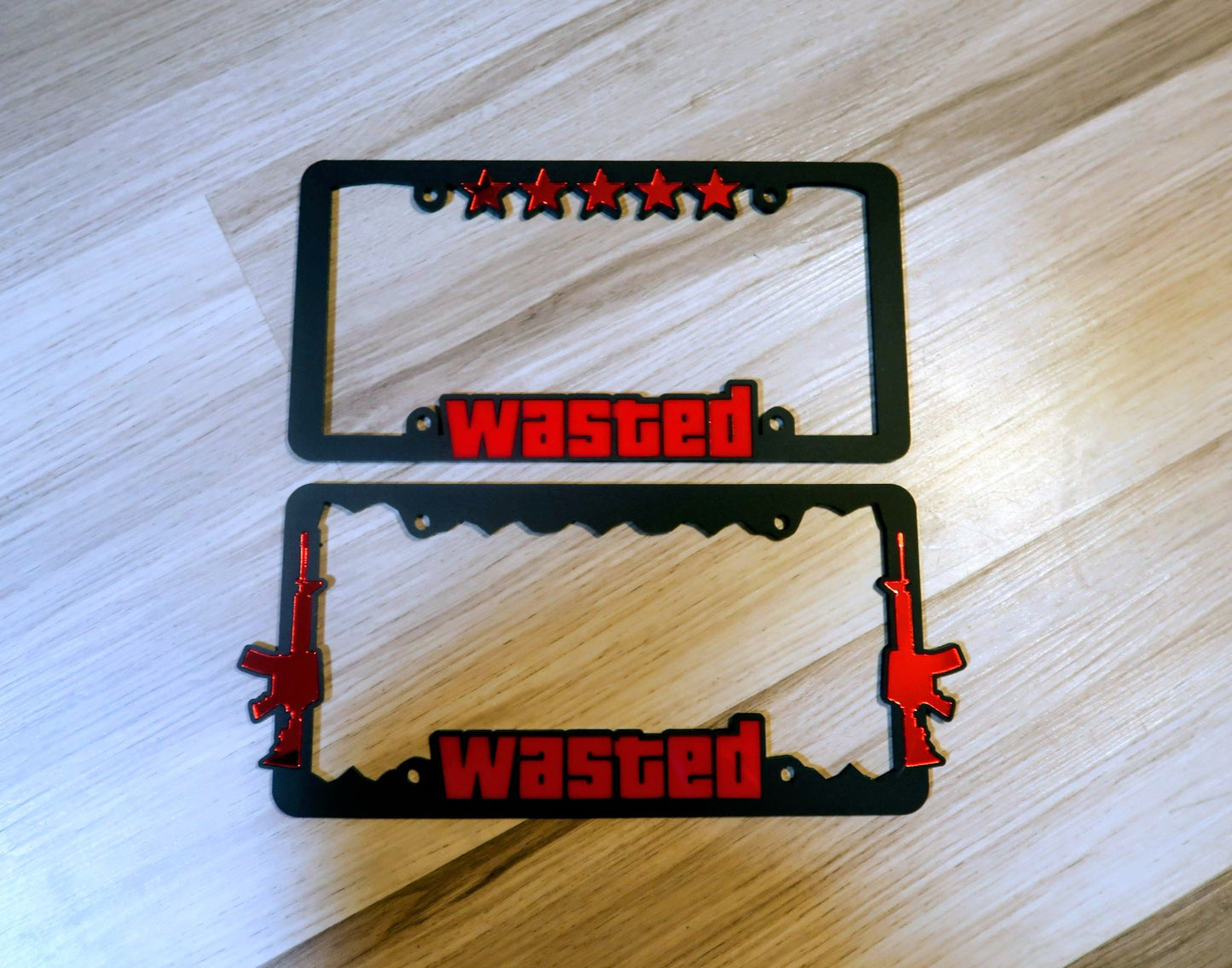 Inspired GTA license Plate Frame