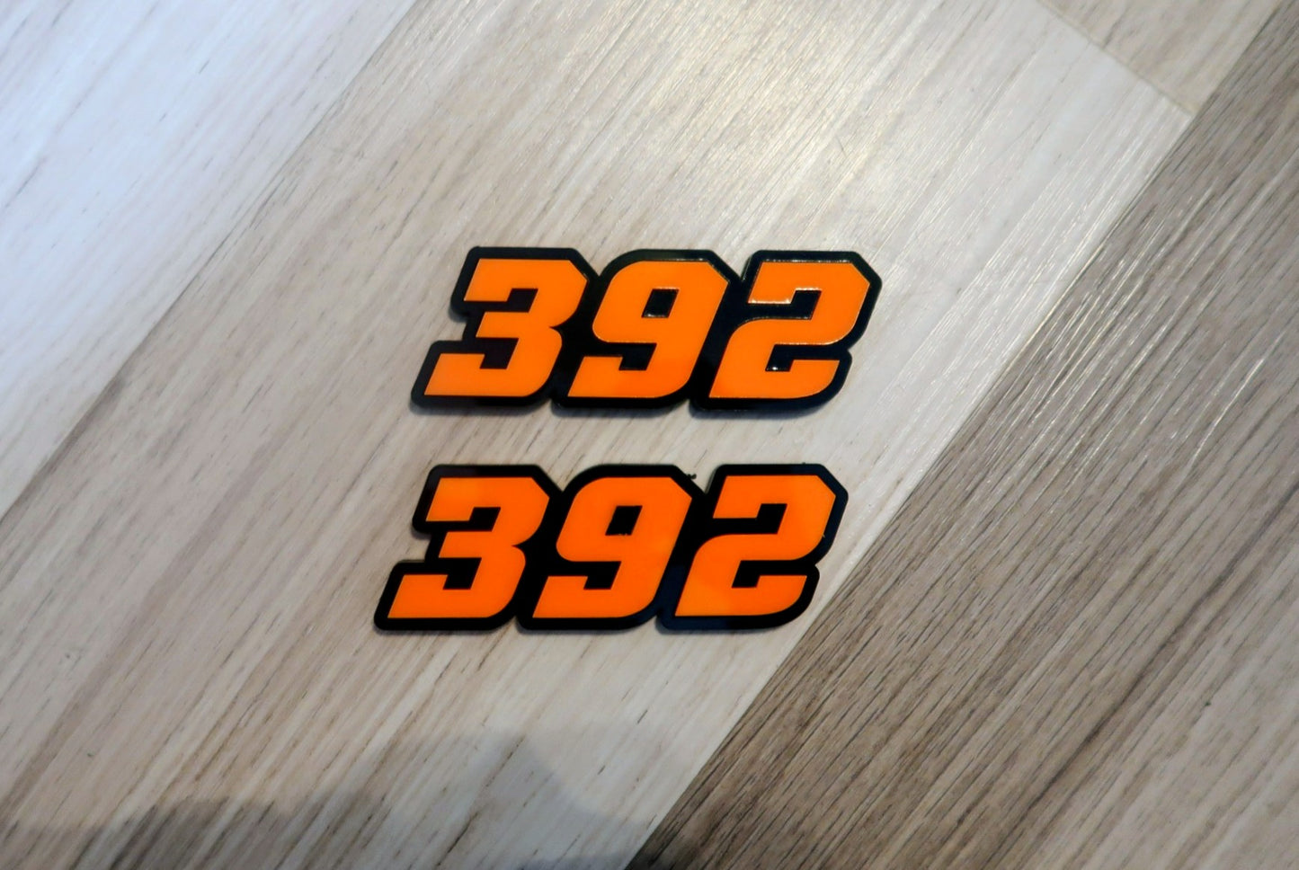 392, or 345, or 426 fender badges. Includes 2.