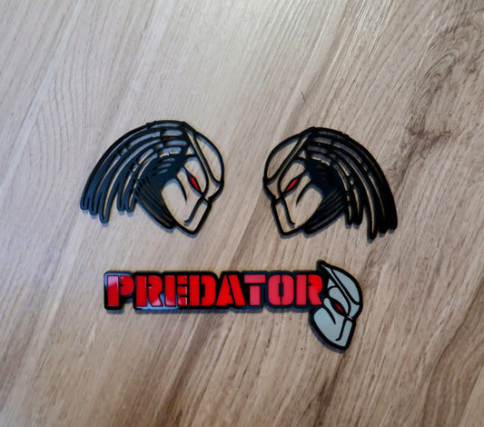 Predator Car Badge Set