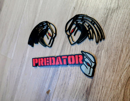 Predator Car Badge Set