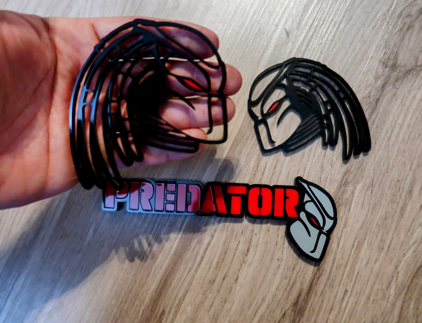 Predator Car Badge Set