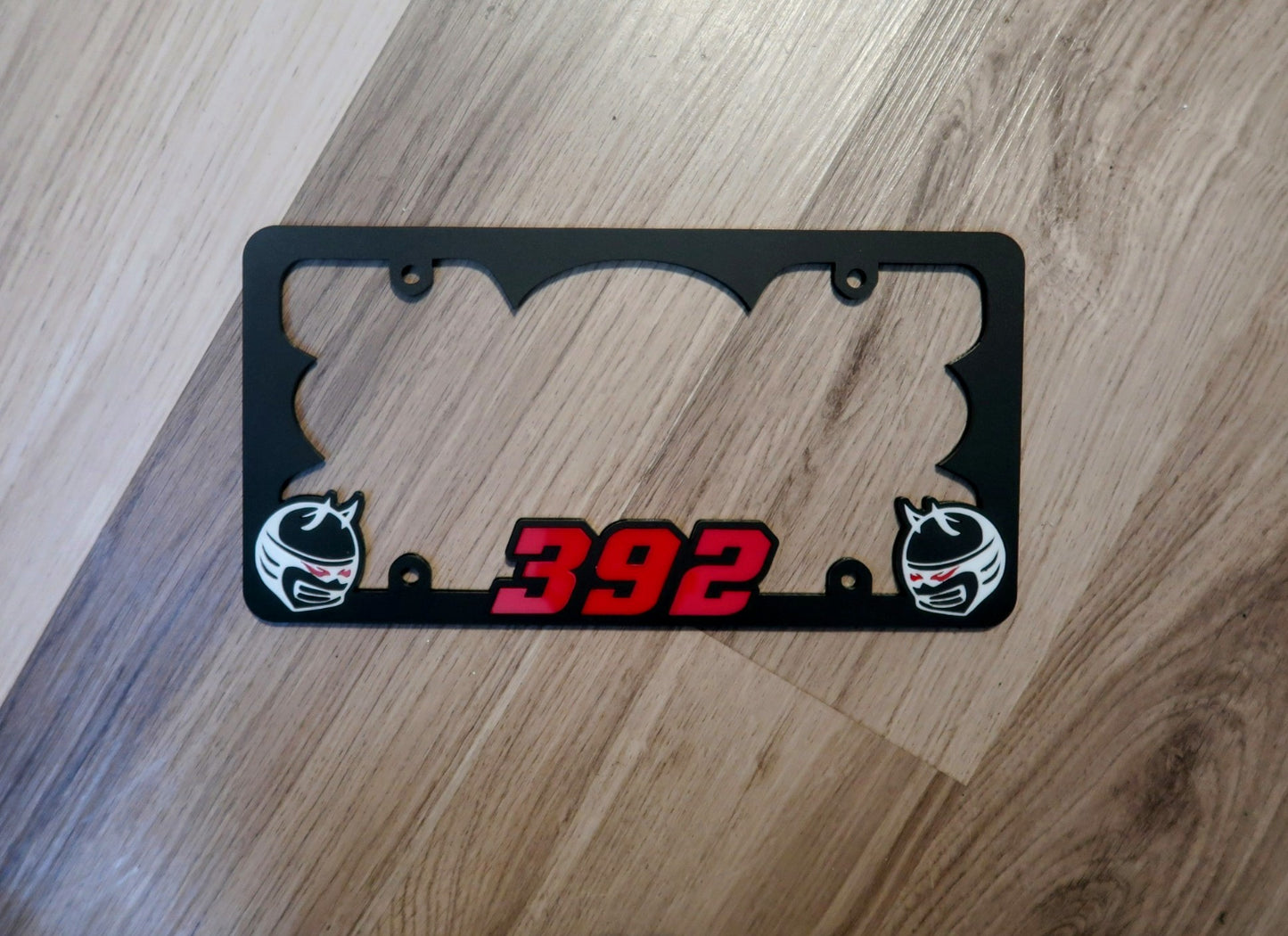 Custom 392,or 345 License Plate Frame