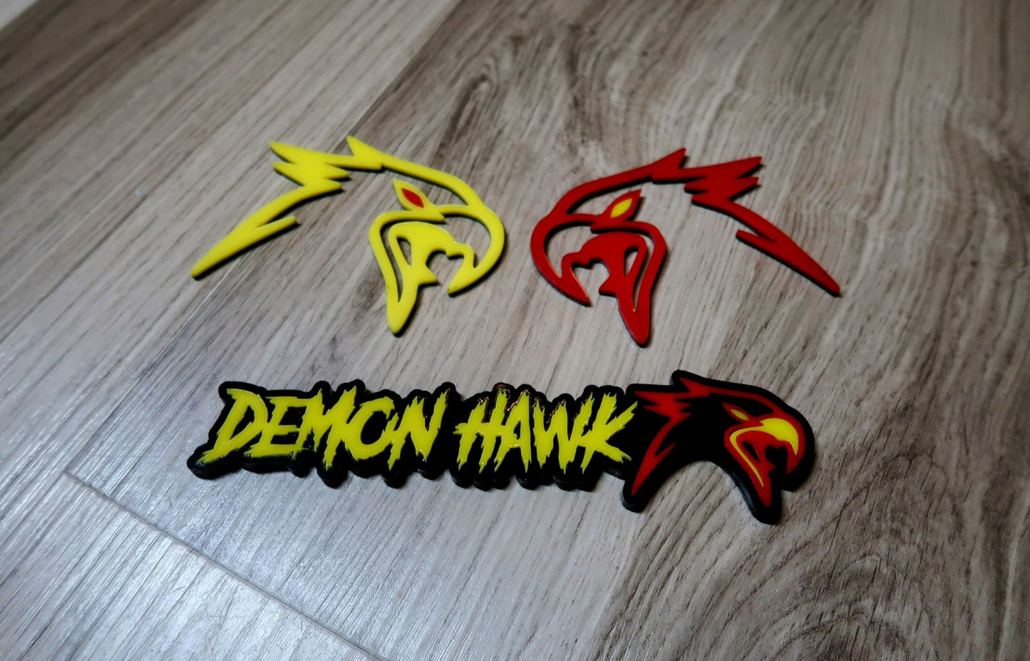 Demon Hawk badge set