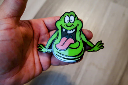 Slimer Car Badge. Includes 2.