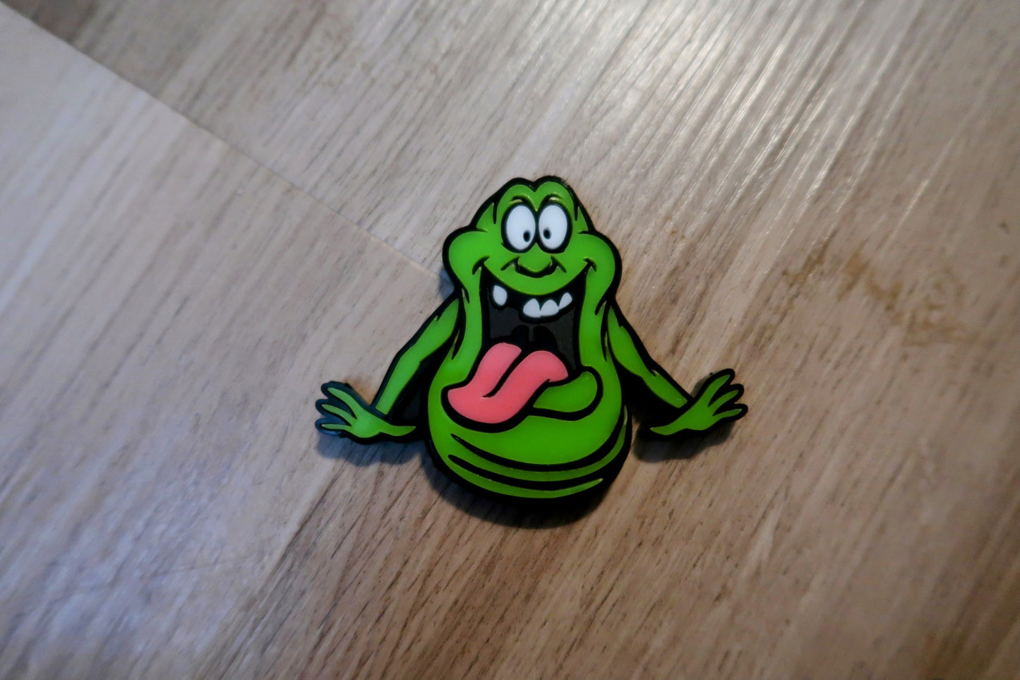 Slimer Car Badge. Includes 2.