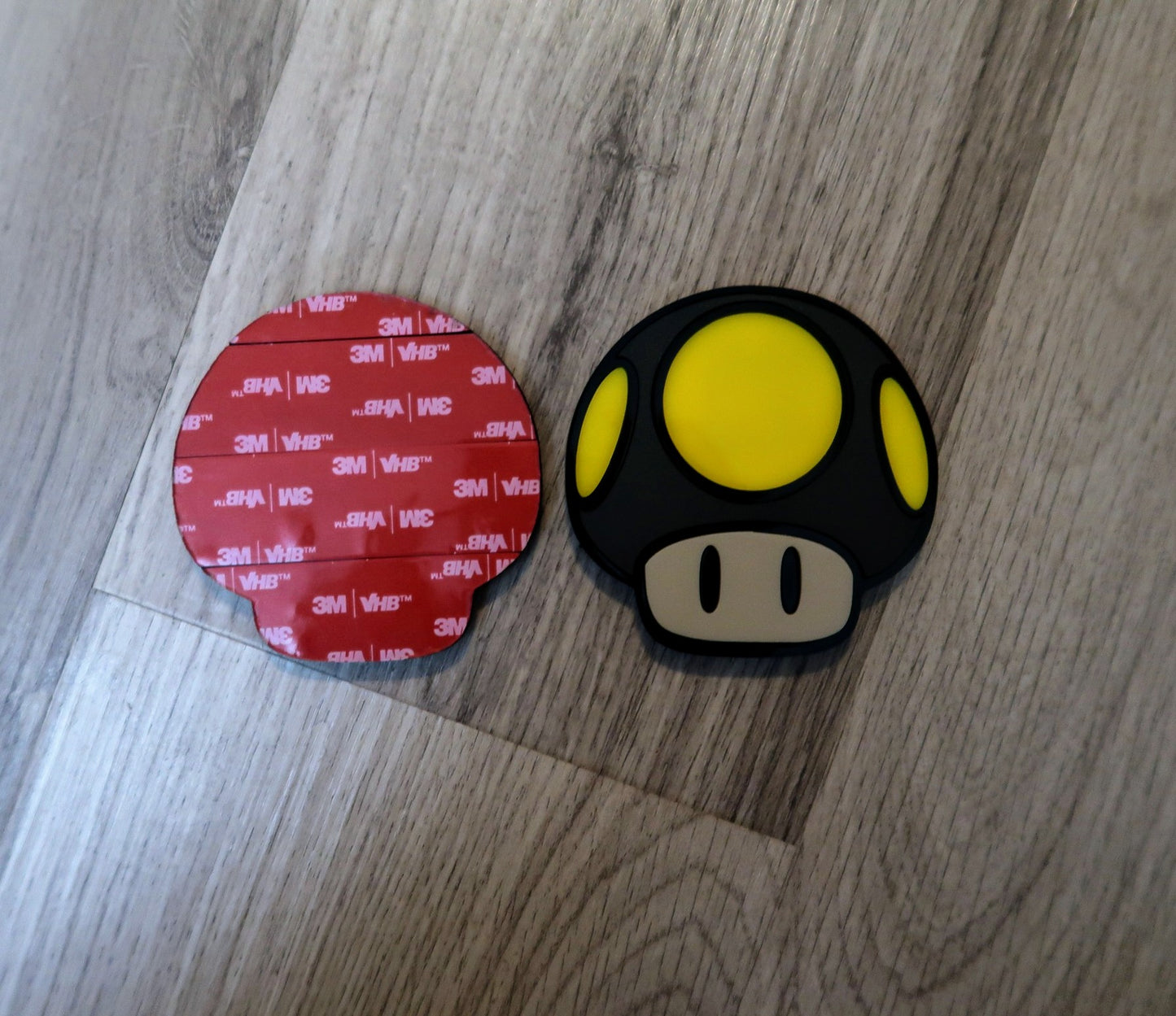 Toad and Bruh Car Badges, Includes 2