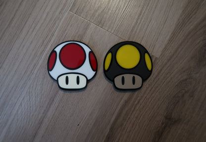 Toad and Bruh Car Badges, Includes 2