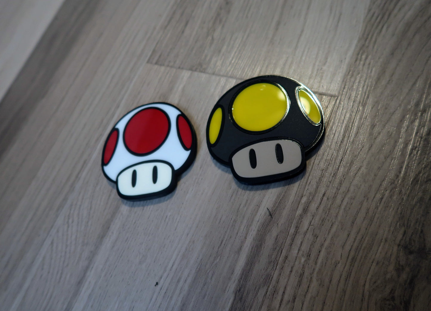 Toad and Bruh Car Badges, Includes 2