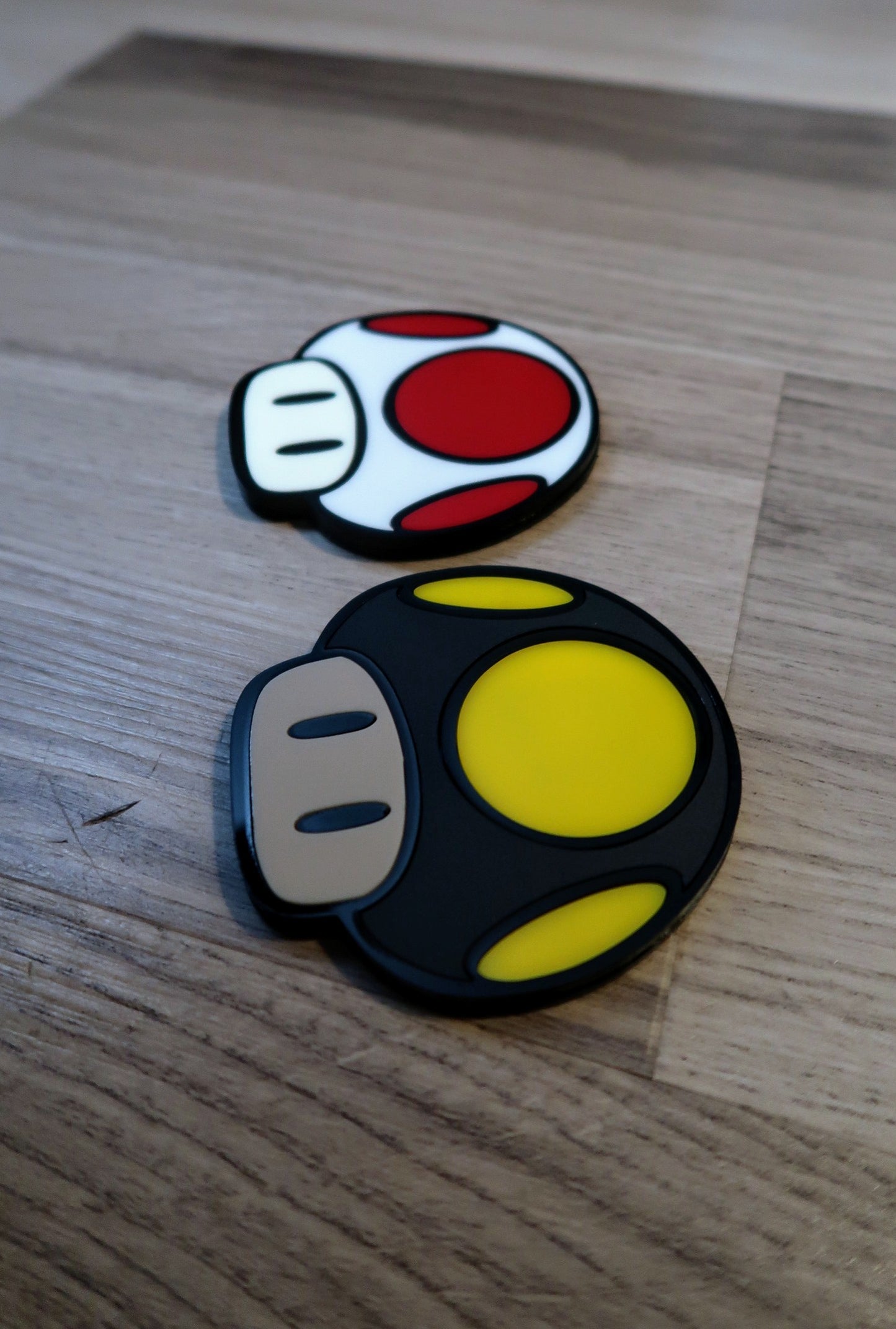 Toad and Bruh Car Badges, Includes 2