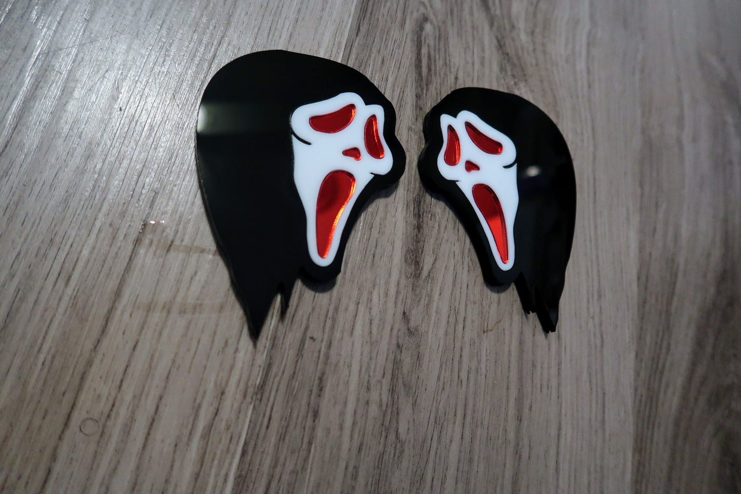 Ghostface badges, includes 2.