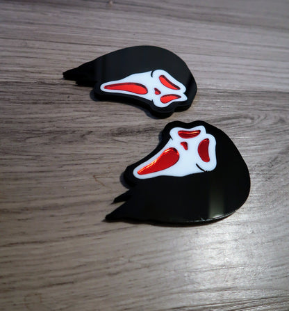 Ghostface badges, includes 2.