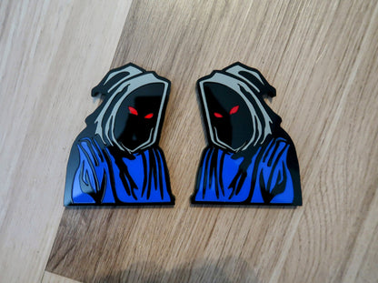 Grim Reaper car badge, includes 2