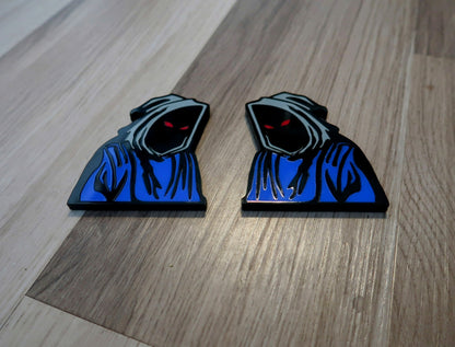 Grim Reaper car badge, includes 2