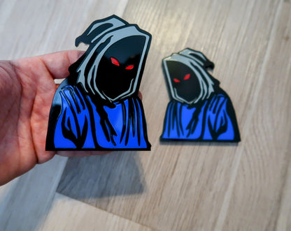 Grim Reaper car badge, includes 2