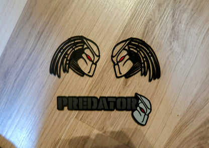 Predator Car Badge Set