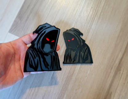 Grim Reaper car badge, includes 2