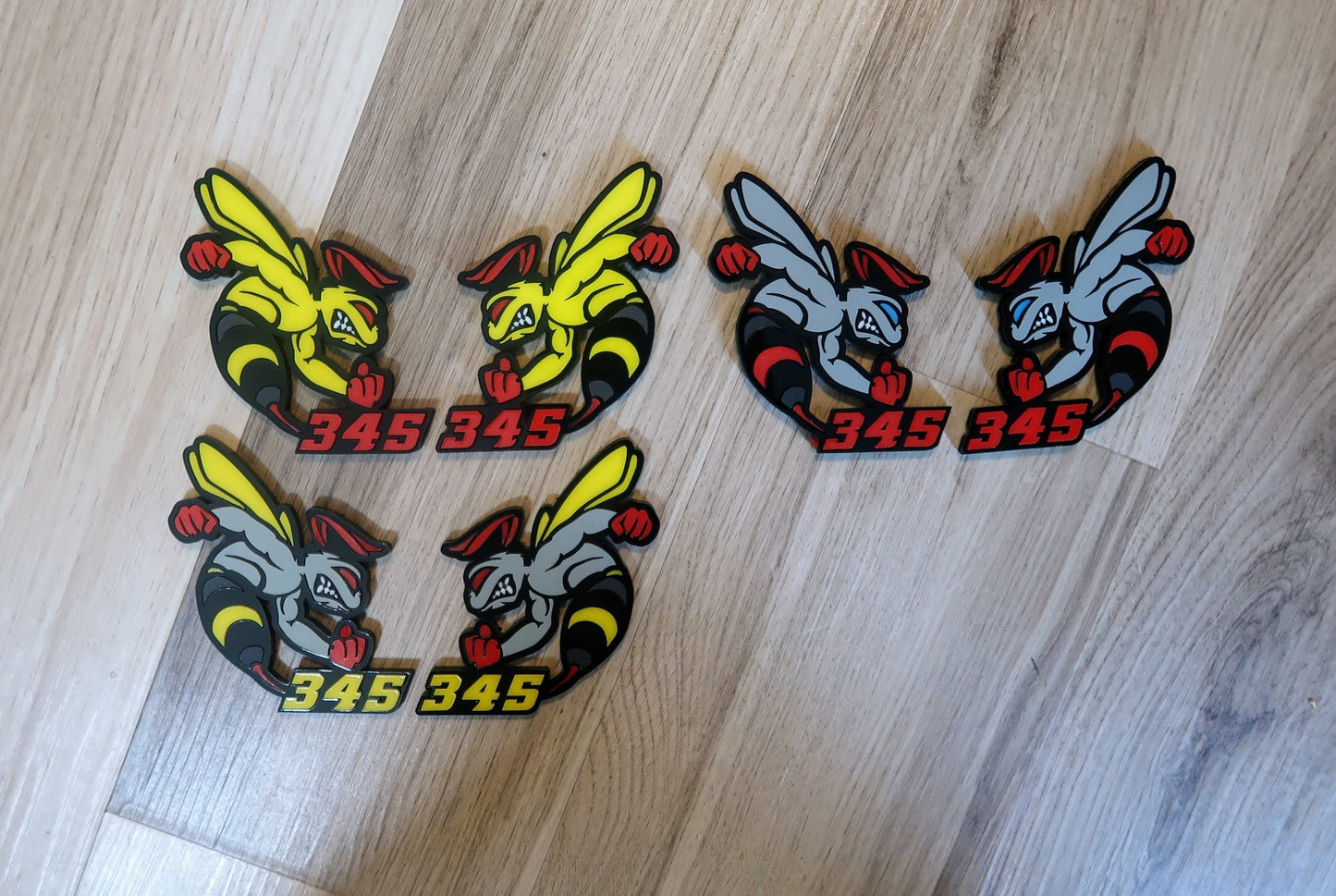 392 or 345 fender badges. Includes 2.