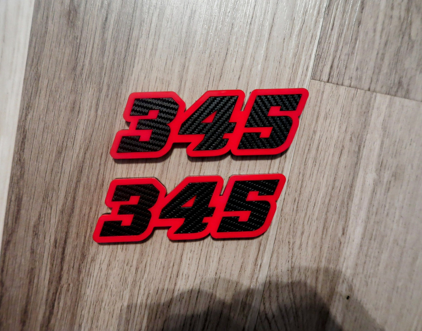 392, or 345, or 426 fender badges. Includes 2.