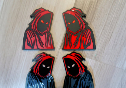 Grim Reaper car badge, includes 2