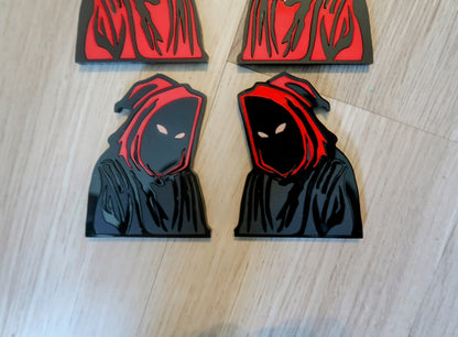 Grim Reaper car badge, includes 2