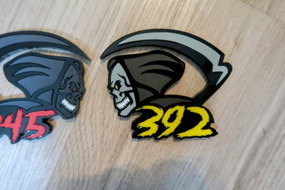 Grim Reaper badge. Includes 2.