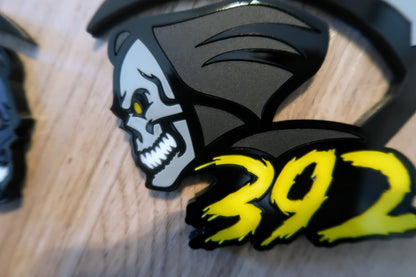 Grim Reaper badge. Includes 2.