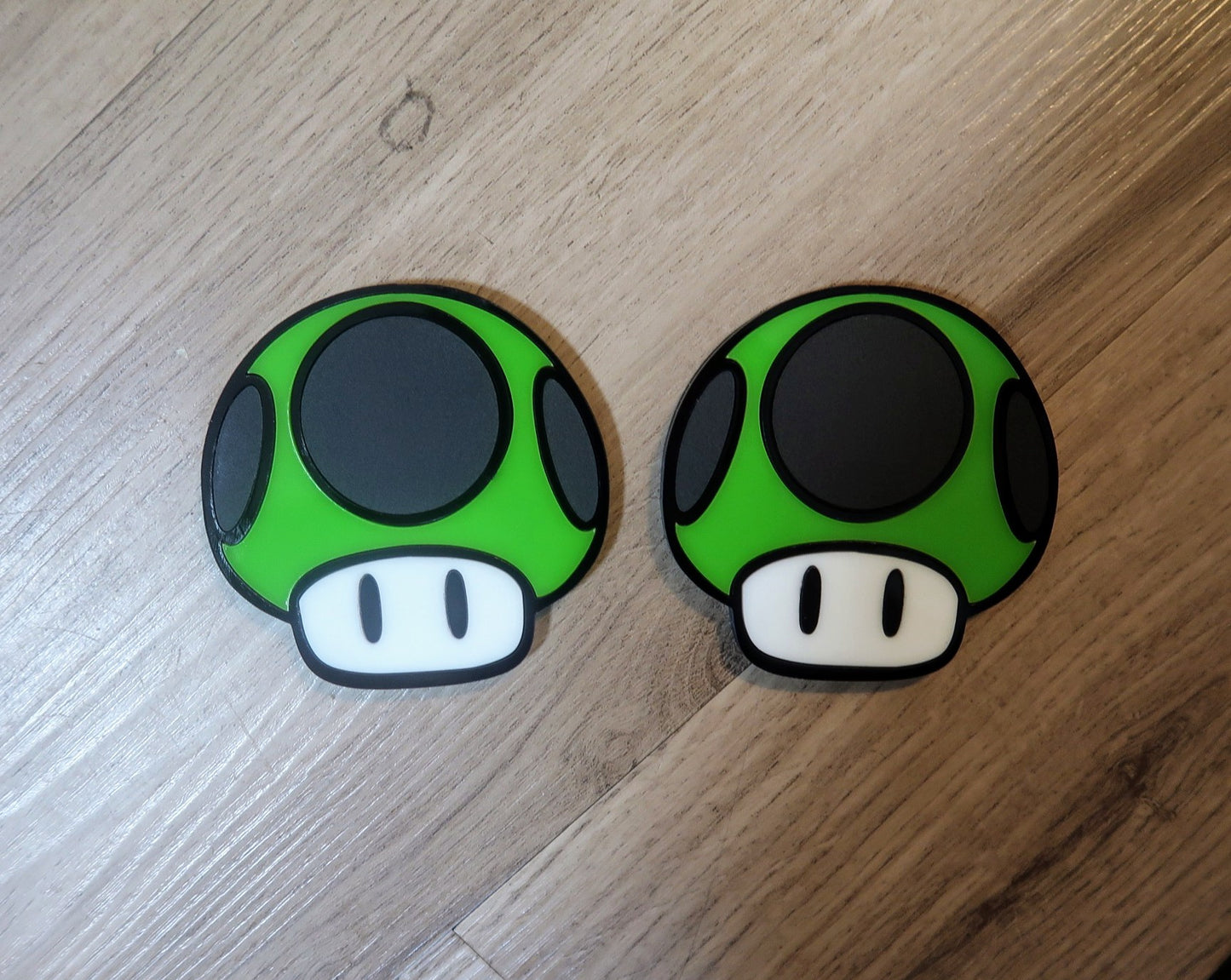 Toad and Bruh Car Badges, Includes 2