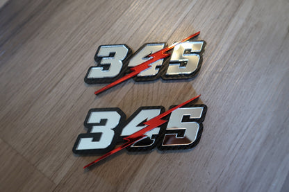 345, 392, or 426 with lightning bolt 3D badges. Includes 2.