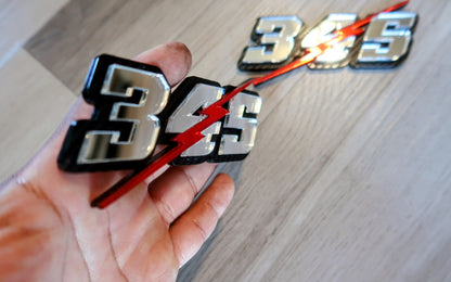 345, 392, or 426 with lightning bolt 3D badges. Includes 2.