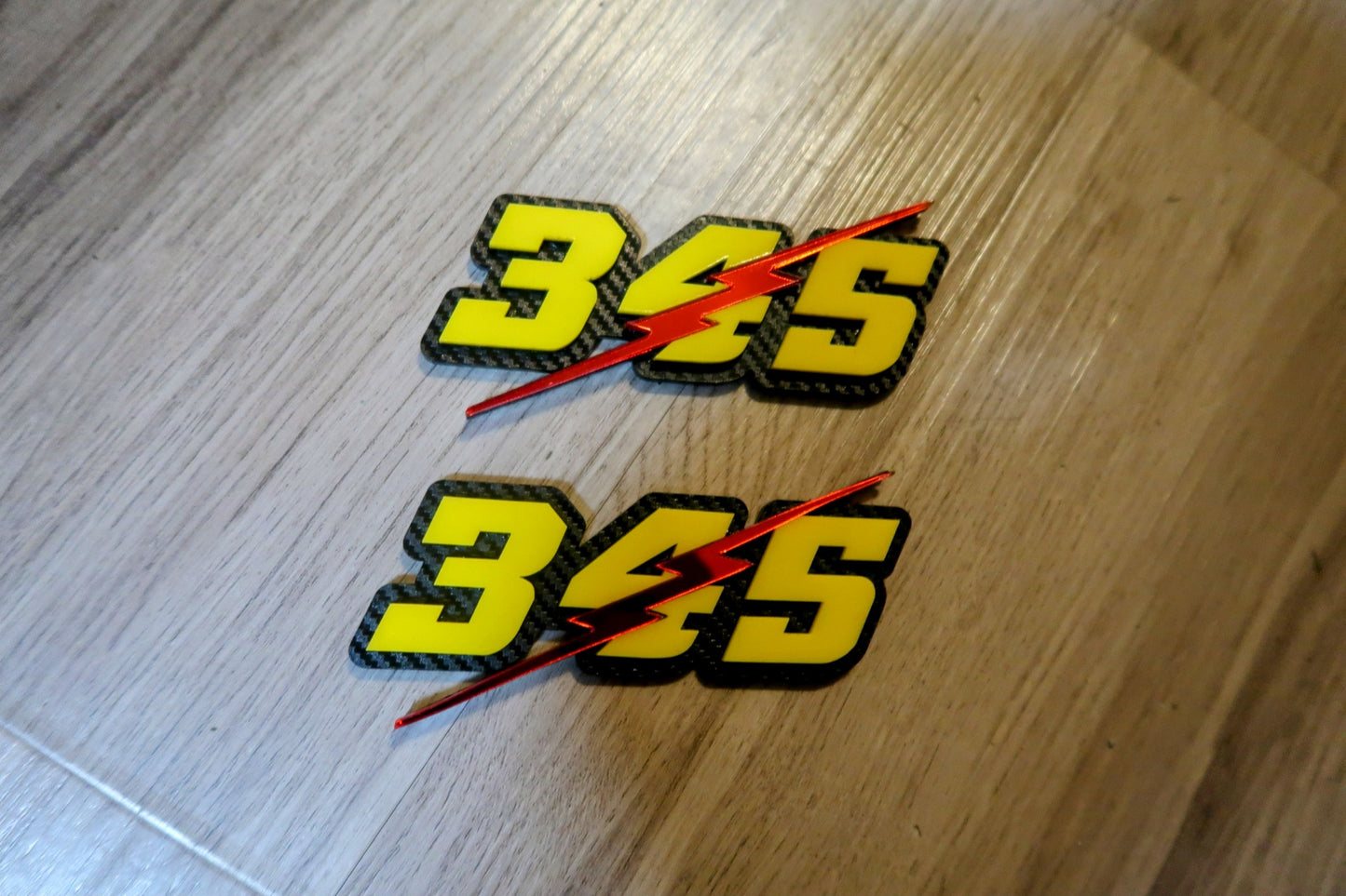 345, 392, or 426 with lightning bolt 3D badges. Includes 2.