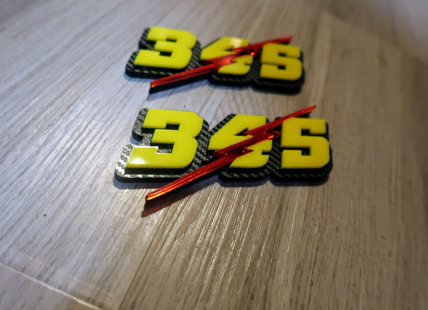 345, 392, or 426 with lightning bolt 3D badges. Includes 2.