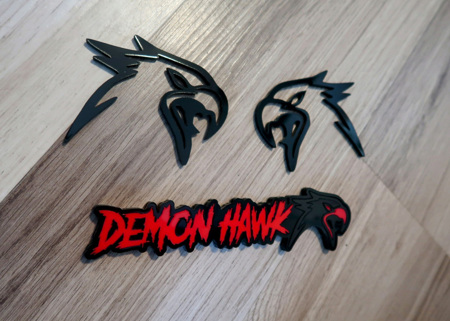 Demon Hawk badge set