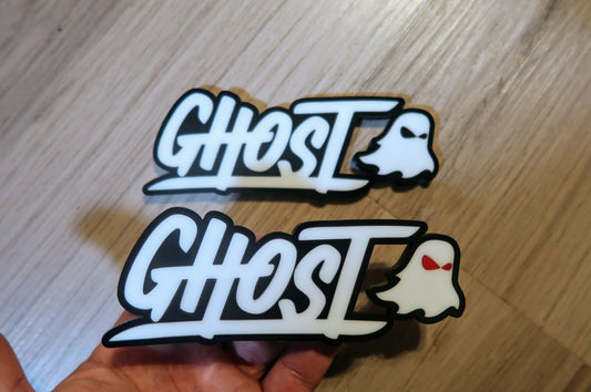 Ghost trunk and grill badge. Includes both.