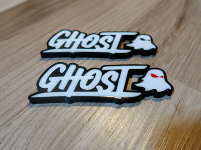 Ghost trunk and grill badge. Includes both.