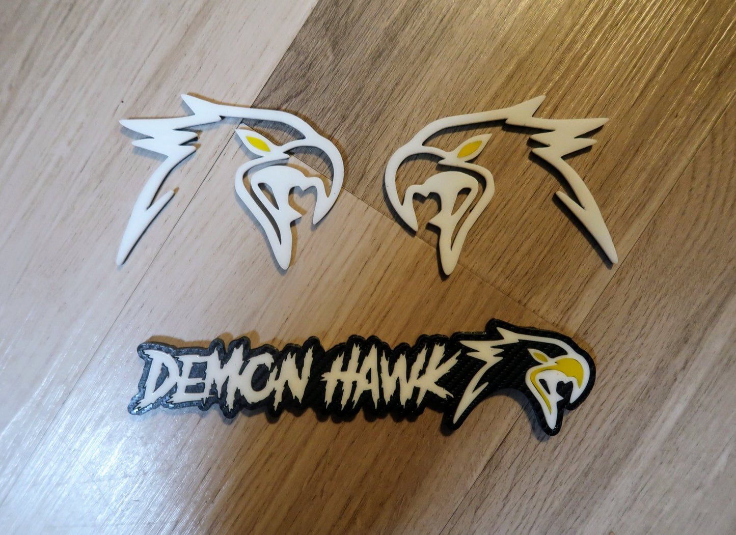 Demon Hawk badge set