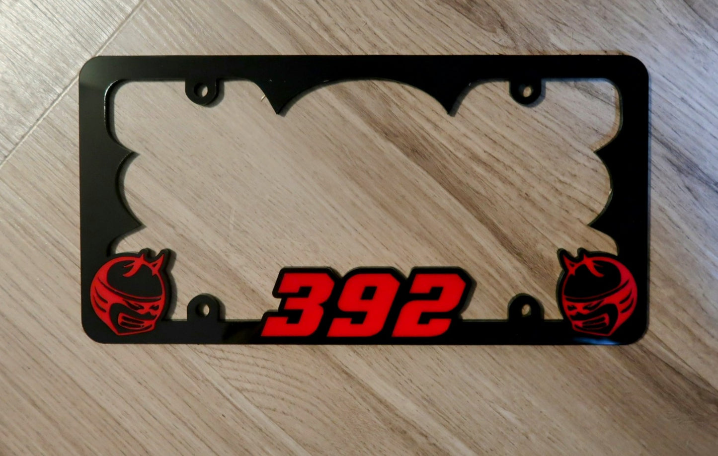 Custom 392,or 345 License Plate Frame