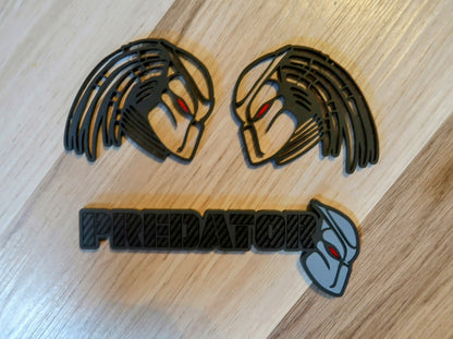 Predator Car Badge Set