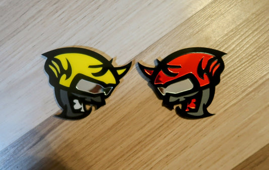 Racing Vampire badges. Includes 2.