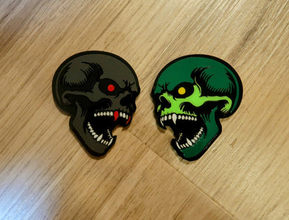 Vampire Skull badges. Includes 2.