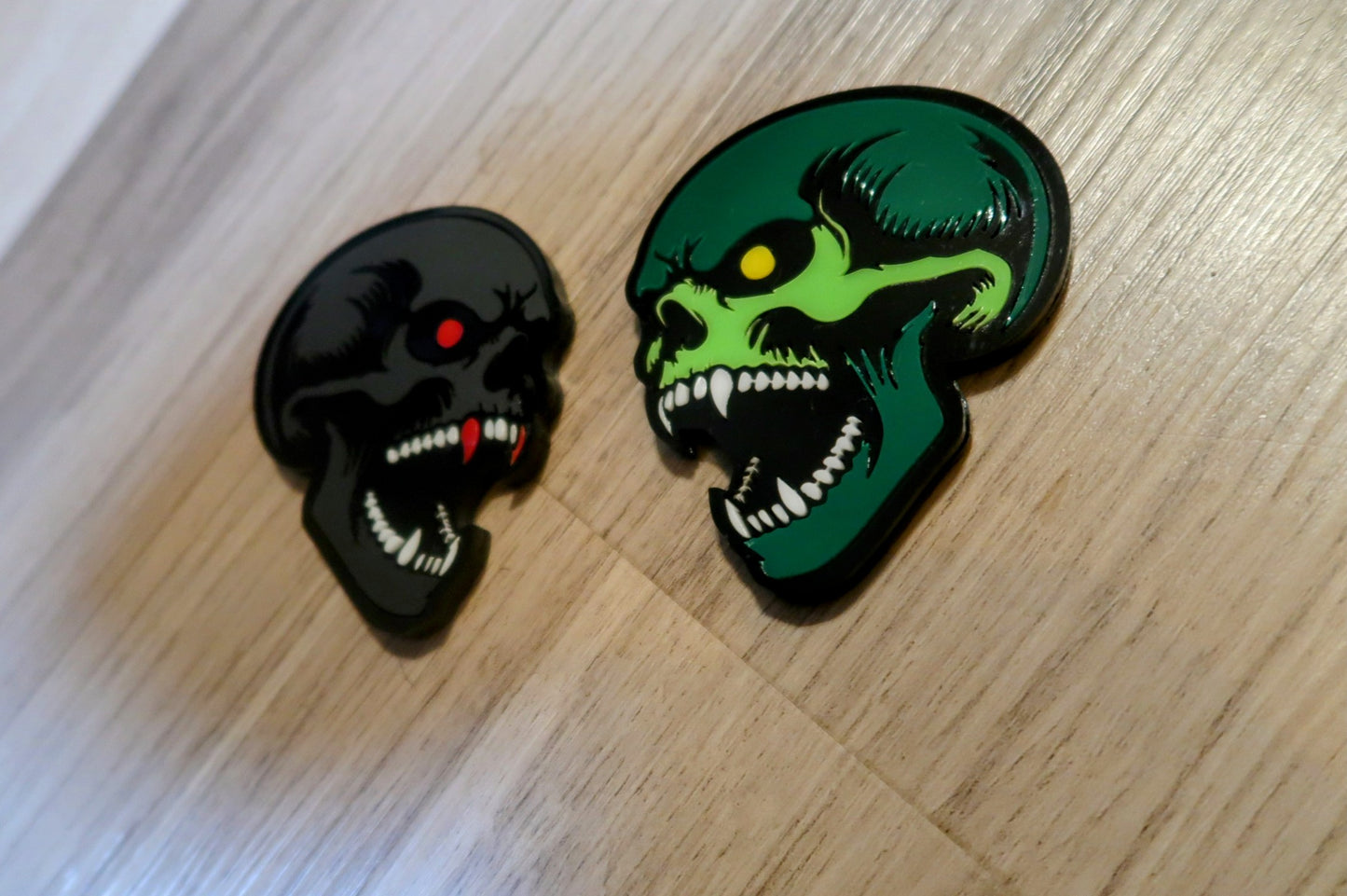 Vampire Skull badges. Includes 2.