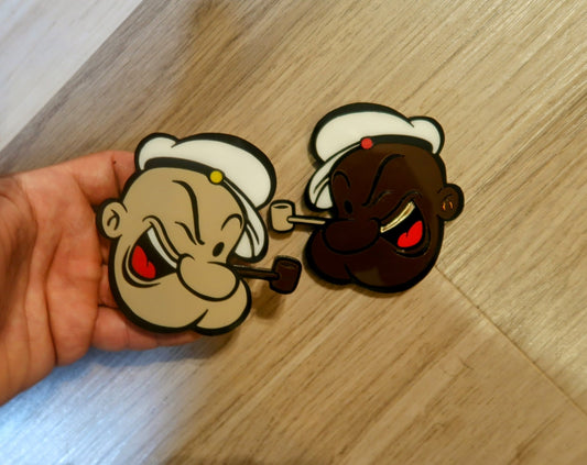 Inspired Popeye badges. Includes 2.