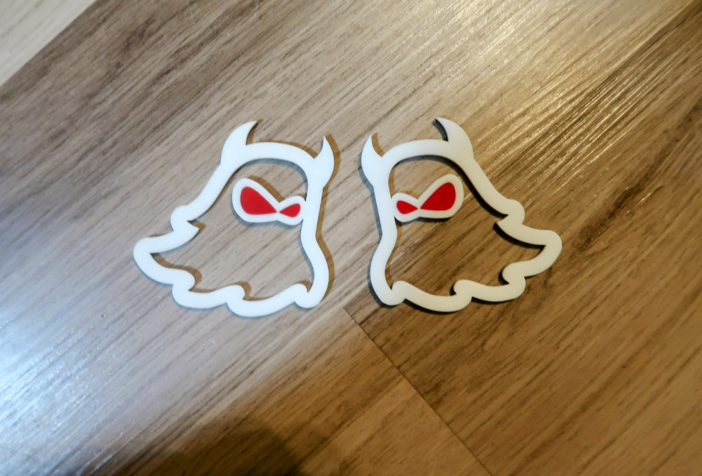 Ghost badges type 1. Includes 2.