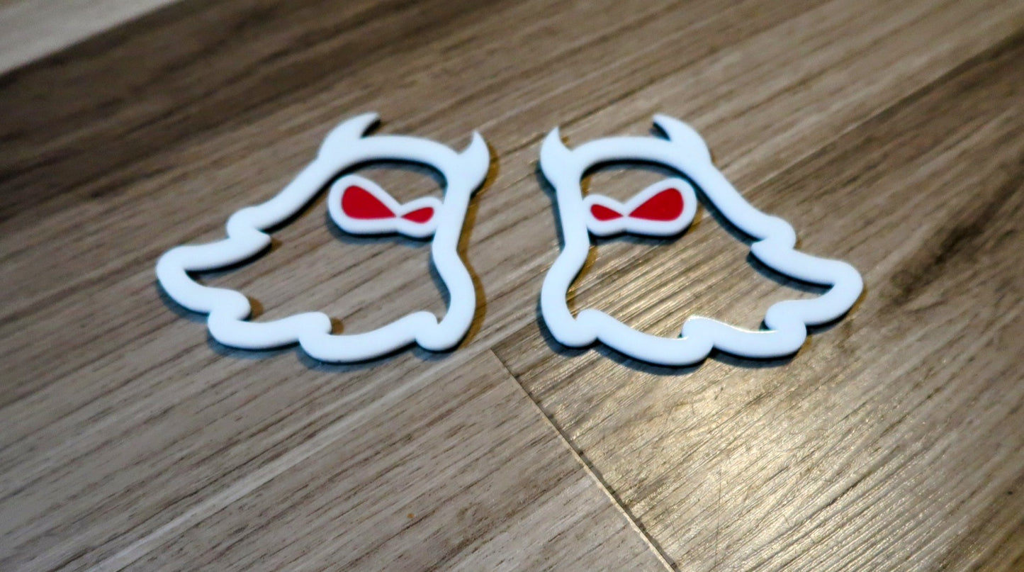 Ghost badges type 1. Includes 2.