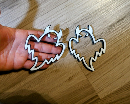 Ghost badges type 2. Includes 2.