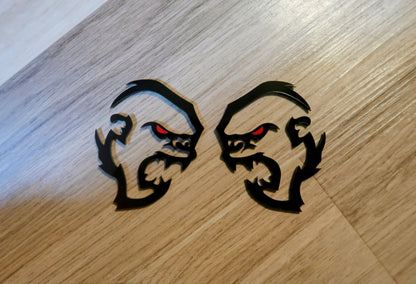 Hell Gorilla fender badges. Includes 2.