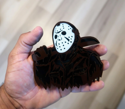Jason badges. Includes 2.