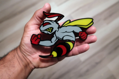 Customize-able bee badges. Includes 2.