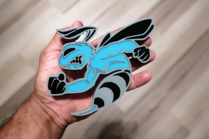 Customize-able bee badges. Includes 2.