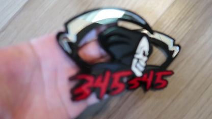 Grim Reaper badge. Includes 2.